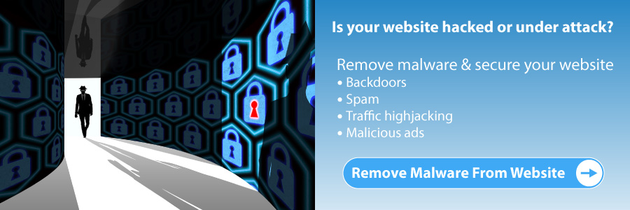 Hacked websites cleanup and malware removal